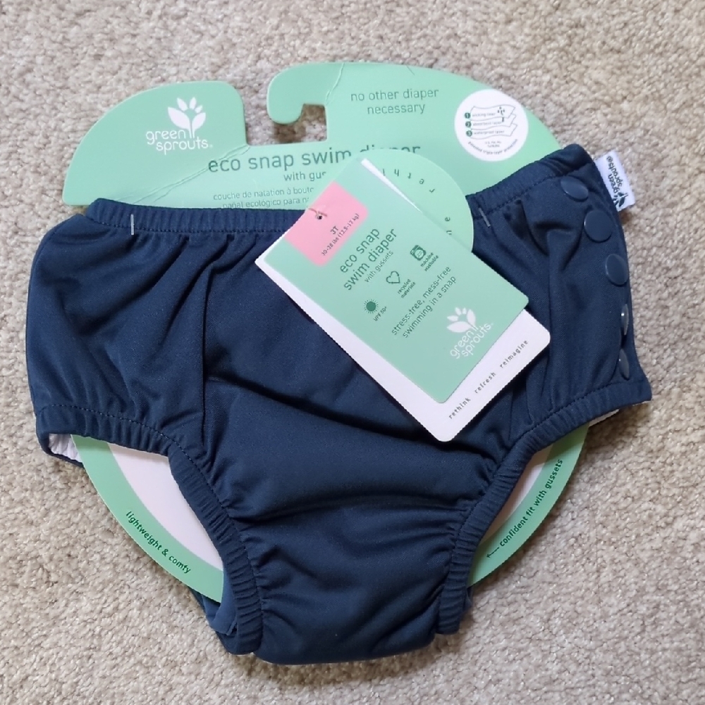 Green Sprouts Eco Snap Swim Diaper with Gussets
